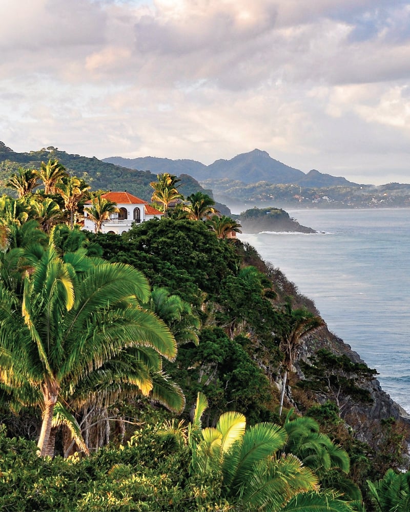 The jungle meets the sea on the Riviera Nayarit in Mexico.