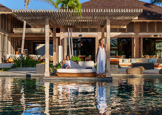 Couple at Sands Beach Club