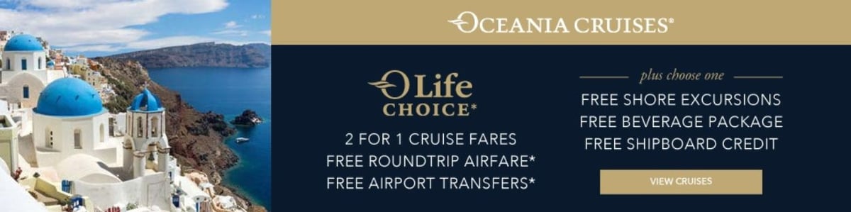 Oceania Cruises OLife Choice